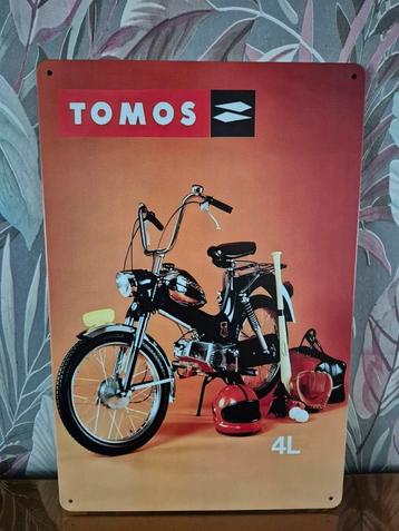 Tomos reclamebord beschikbaar voor biedingen