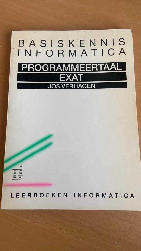 Basiskennis informatica programmeertaal Exat - Jos Verhagen, Boeken, Ophalen of Verzenden, Zo goed als nieuw, Overige onderwerpen