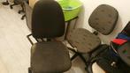 Twee bureaustoelen, Ophalen, Gebruikt, Zwart