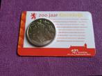 200 jaar Koninkrijk Aankondigingspenning 2013 in coincard, Postzegels en Munten, Penningen en Medailles, Ophalen of Verzenden