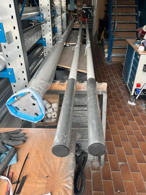 Nieuwe 7 meter aluminium vlaggenmast 76 mm ø met grondbuis, Diversen, Vlaggen en Wimpels, Nieuw, Ophalen