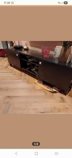 Mooie zwarte tv-kast, Ophalen, Gebruikt, 150 tot 200 cm, Minder dan 100 cm