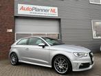 Audi A3 1.4 TFSI 2X S-line! Camera! Clima! Navi! Xenon!, Gebruikt, Zwart, 4 cilinders, Leder en Stof
