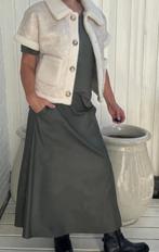 Vegan leather rok Azzurro - Army Green, Kleding | Dames, Maat 38/40 (M), Azzurro, Nieuw, Ophalen of Verzenden