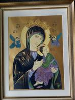 Icoon: Madonna with child.  Samen met icoon Johannes €50, Antiek en Kunst, Antiek | Religie, Ophalen of Verzenden