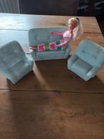 Barbie Bankstel + Barbie, Ophalen of Verzenden, Gebruikt, Barbie