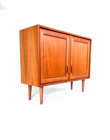 Vintage teakhouten wandkast, Heinrich Riestenpatt ‘60 beschikbaar voor biedingen