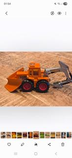 Matchbox Lesney jaren 70 bulldozer schuiver/kraan, Ophalen of Verzenden, Gebruikt, Hijskraan, Tractor of Landbouw, Lesney