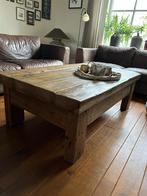Stoere massief steigerhoute salontafel / koffietafel, 50 tot 100 cm, Minder dan 50 cm, 100 tot 150 cm, Rechthoekig