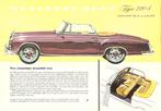 Mercedes 220S cabriolet folder, Ophalen of Verzenden, Zo goed als nieuw, Mercedes