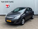 Opel Corsa 1.4-16V Edition 101pk / volledig Automaat!, Gebruikt, Zwart, 4 cilinders, Origineel Nederlands