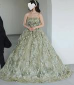 Henna jurk, Kleding | Dames, Trouwkleding en Trouwaccessoires, Ophalen of Verzenden, Zo goed als nieuw, Blauw, Trouwjurk