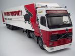 Tekno - Volvo FH16 miniatuur '' Ton Derix America '' 1:50, Hobby en Vrije tijd, Modelauto's | 1:50, Ophalen of Verzenden, Zo goed als nieuw