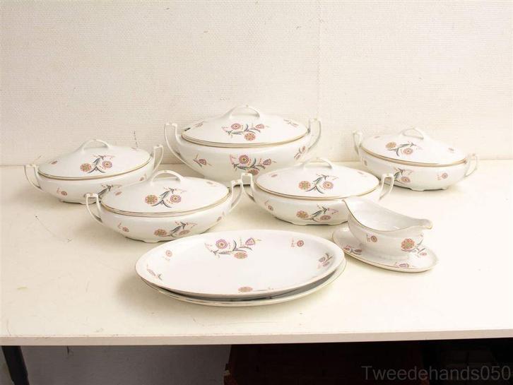 8 delig puls favorite servies 26223, Huis en Inrichting, Keuken | Servies, Gebruikt, Schaal of Schalen, Overige stijlen, Porselein