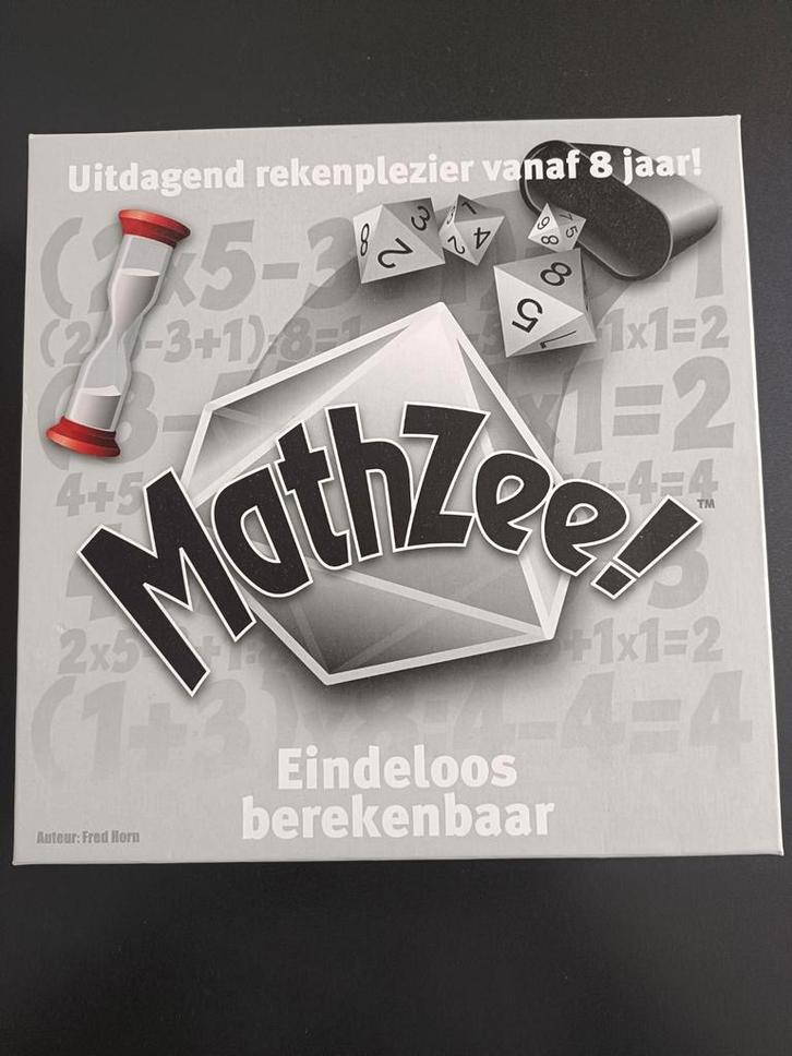 Mathzee - rekenspel, Hobby en Vrije tijd, Gezelschapsspellen | Bordspellen, Zo goed als nieuw, Ophalen of Verzenden