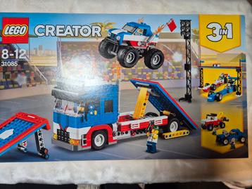 LEGO Creator 31085 Monster Truck Transport 3-in-1 beschikbaar voor biedingen