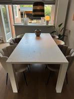 Houten zware eettafel - gratis afhalen, Huis en Inrichting, Ophalen, Gebruikt, 200 cm of meer, 50 tot 100 cm