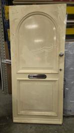 Hardhouten  voordeur  met 3puntsluiting 92.7 x 201, Ophalen, Gebruikt, 80 tot 100 cm, Buitendeur