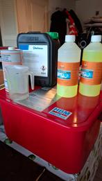 Ontvetterbak met koud ontvetter en vloeistof, Ophalen