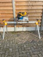 DeWalt DW716EXPS-qs afkortzaag + statief, Doe-het-zelf en Verbouw, Ophalen, 70 mm of meer, Zo goed als nieuw, Afkortzaag