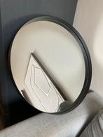 Zwarte ronde spiegel Kwantum Verona - 58 cm, Ophalen, Gebruikt, Rond, Minder dan 100 cm