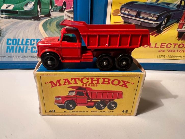 Matchbox Lesney Nr.48c Dodge Dumper Truck, Hobby en Vrije tijd, Modelauto's | Overige schalen, Gebruikt, Bus of Vrachtwagen, Ophalen of Verzenden