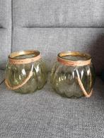 Waxinelichtjehouders., Huis en Inrichting, Ophalen of Verzenden, Zo goed als nieuw, Overige materialen, Minder dan 25 cm