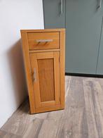 CD kastje voor 150 CD's - Eikenhout GERESERVEERD, Ophalen, Minder dan 50 cm, Gebruikt, Met deur(en)