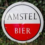 Amstel reclame plaat ijzer, Ophalen, Gebruikt, Reclamebord