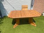 Vintage Deens design Holger eetkamertafel midcentury uitschu, Ophalen, 200 cm of meer, 50 tot 100 cm, Zo goed als nieuw