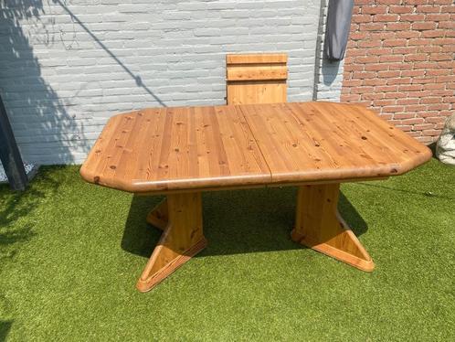 Vintage Deens design Holger eetkamertafel midcentury uitschu, Huis en Inrichting, Tafels | Eettafels, Zo goed als nieuw, 50 tot 100 cm