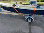 Terhi 440 boot, Watersport en Boten, Benzine, Buitenboordmotor, Polyester, Gebruikt