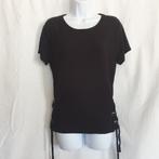 Stoer zwart shirtje NIEUW. Mt M Merk Hunkemoller, Maat 38/40 (M), ., Zwart, Ophalen of Verzenden