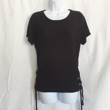 Stoer zwart shirtje NIEUW. Mt M Merk Hunkemoller beschikbaar voor biedingen