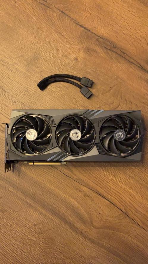MSI RTX 4070 Ti Gaming X Slim 12GB videokaart, Computers en Software, Videokaarten, Zo goed als nieuw, Nvidia, PCI-Express 4.0