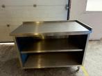 Gesloten RVS Werktafel, Ophalen, Gebruikt, RVS Meubilair