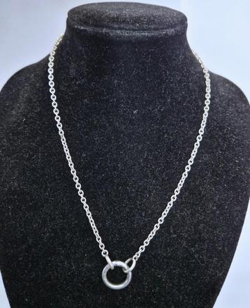 TI SENTO zilveren (925) ketting + TISENTO zilveren clipring beschikbaar voor biedingen