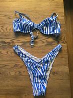Mooie blauw witte bikini maat 38, Ophalen of Verzenden, Zo goed als nieuw