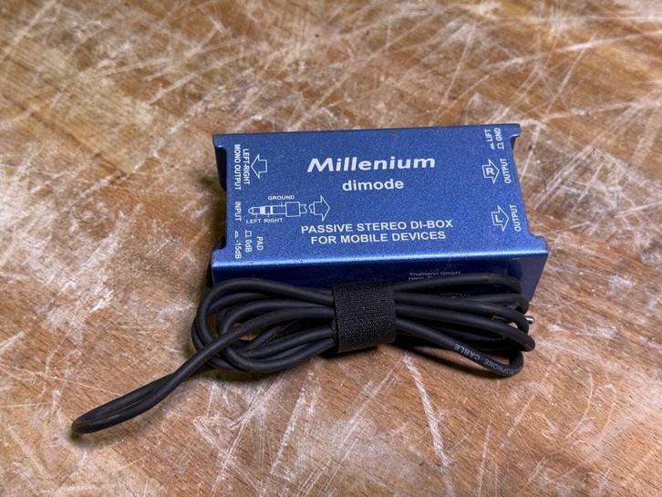 Millenium DI mode mini jack - DI voor telefoon, Muziek en Instrumenten, Effecten, Zo goed als nieuw, Ophalen of Verzenden