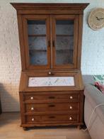 Grenen Secretaire Brocante - Twee Delen, Huis en Inrichting, Kasten | Secretaires, Ophalen