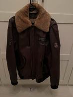 Pall Mall Leer Jas Heren XL, Kleding | Heren, Jassen | Winter, Verzenden, Zo goed als nieuw, Maat 56/58 (XL), Bruin