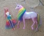 Barbie Dreamtopia Magische Eenhoorn & Prinses, Ophalen of Verzenden, Zo goed als nieuw, Barbie