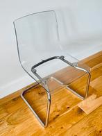 Ikea Tobias transparent design chair, Huis en Inrichting, Ophalen, Kunststof, Gebruikt, Overige kleuren