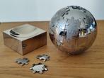 RVS wereldbol magnetische 3D puzzel, Hobby en Vrije tijd, Ophalen of Verzenden, Zo goed als nieuw, Rubik's of 3D-puzzel