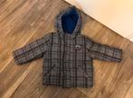 FRENDZ Mt 80 winterjas RUIT grijs paars blauw jongen, Kinderen en Baby's, Babykleding | Maat 80, Frendz, Jasje, Ophalen of Verzenden