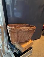 Amigo fietsmand- 40 liter - Lichtbruin, Fietsen en Brommers, Fietsaccessoires | Fietsmanden, Ophalen, Zo goed als nieuw, Fietsmand