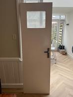 Smalle massief houten binnendeur 201x63 cm, Ophalen, Gebruikt, Minder dan 80 cm, Binnendeur