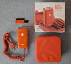 Antieke / retro /vintage oranje Braun Ladyshave in reisetui, Ophalen of Verzenden, Gebruikt, Scheren en Epileren