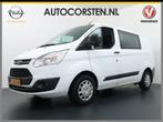 Ford Transit Custom 270 2.0 TDCI L1H1 Trend DC Dubbele Cabin, Auto's, Bestelauto's, Origineel Nederlands, Te koop, 6 stoelen, Gebruikt