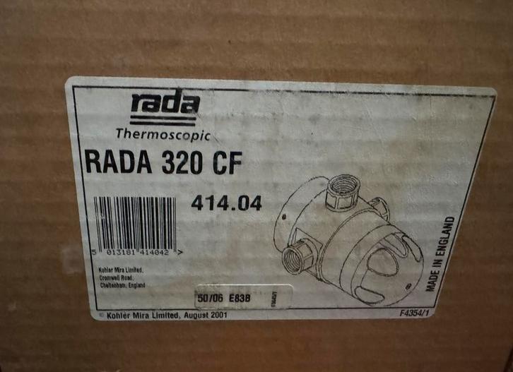 RADA 320 CF Centrale mengkraan Thermostaat., Doe-het-zelf en Verbouw, Thermostaten, Ophalen of Verzenden